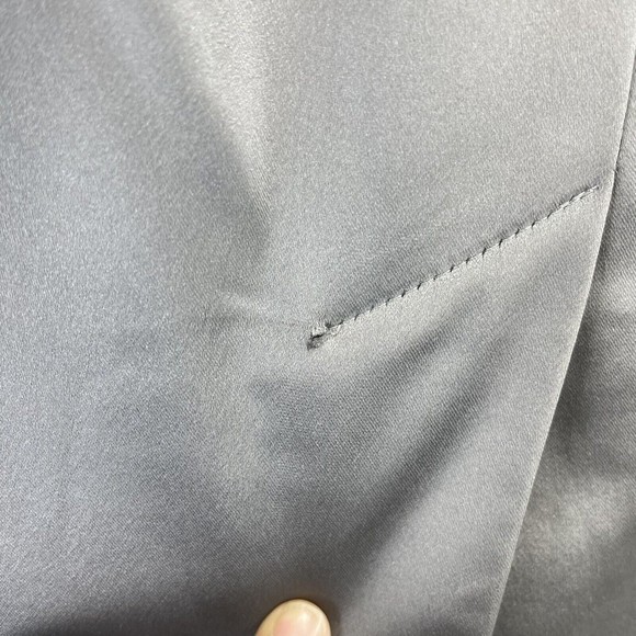 bebe Women Ruched Side Pleat Pencil Skirt Satined Size 2 - Picture 10 of 16